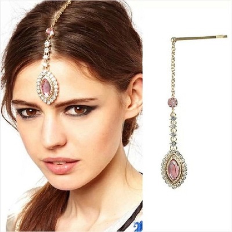 Ethnic Indian Fashion - Boho Ethnic Indian Women Hair Jewelry