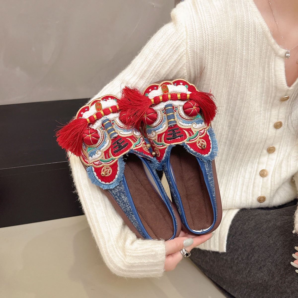 Spring/Autumn Women Retro ethn - Ethnic Fashion House recension och pris