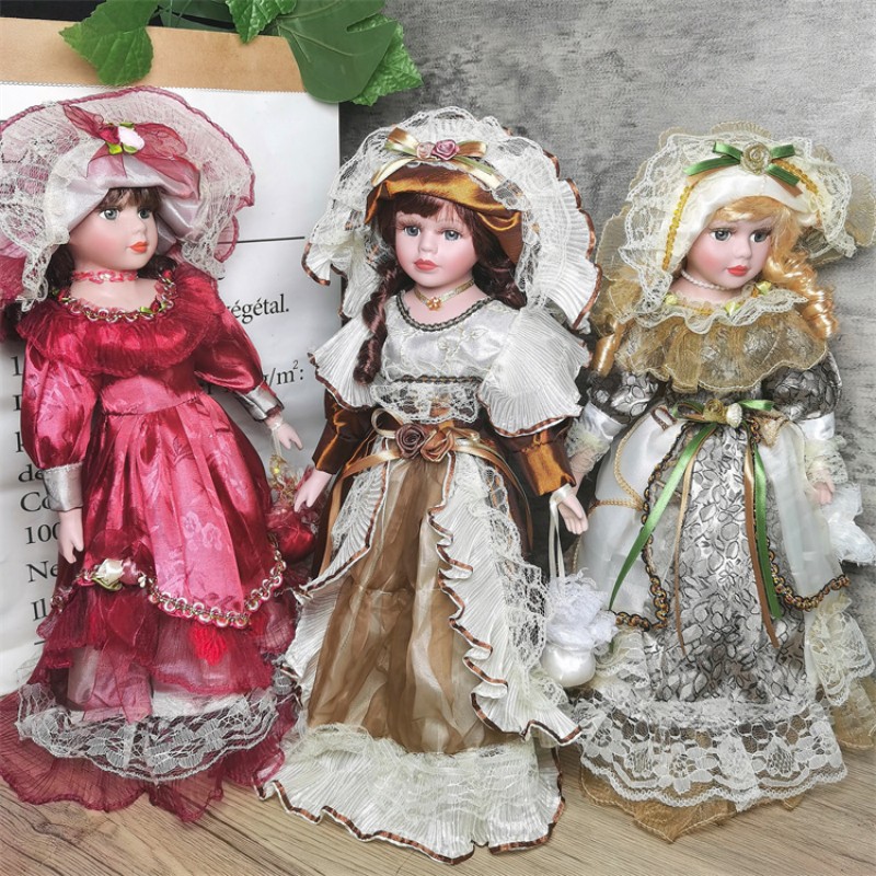 41cm Russian Ceramic Doll Toy  - Ethnic Fashion House recension och pris