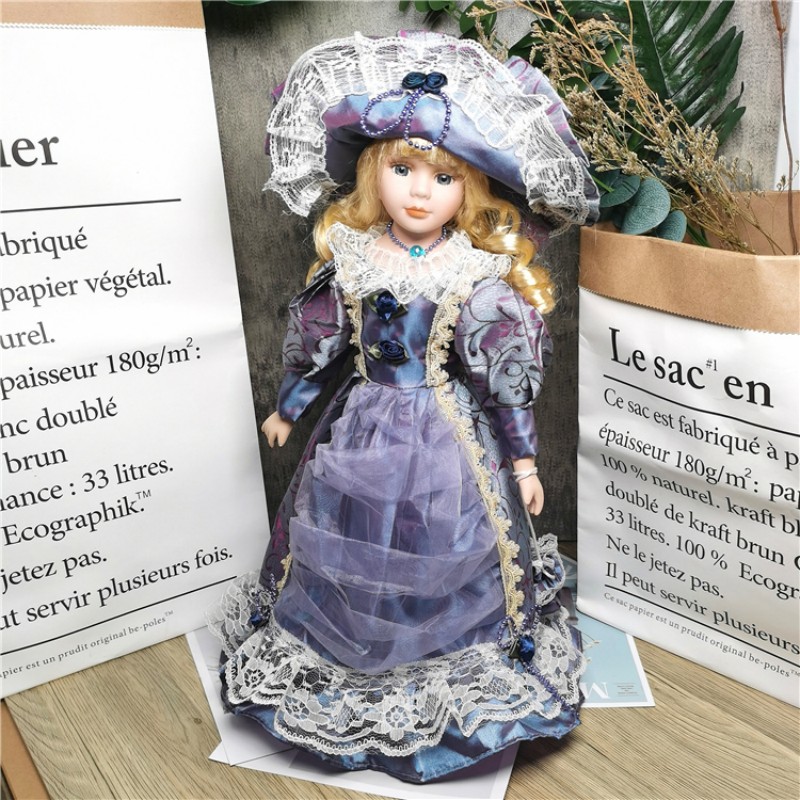 41cm Russian Ceramic Doll Toy  - Ethnic Fashion House recension och pris