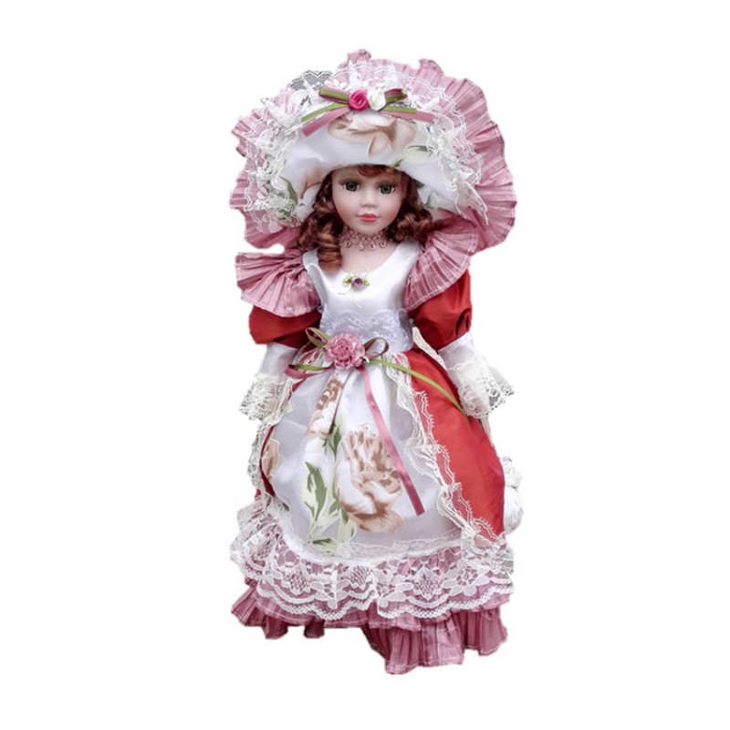 41cm Russian Ceramic Doll Toy  - Ethnic Fashion House recension och pris