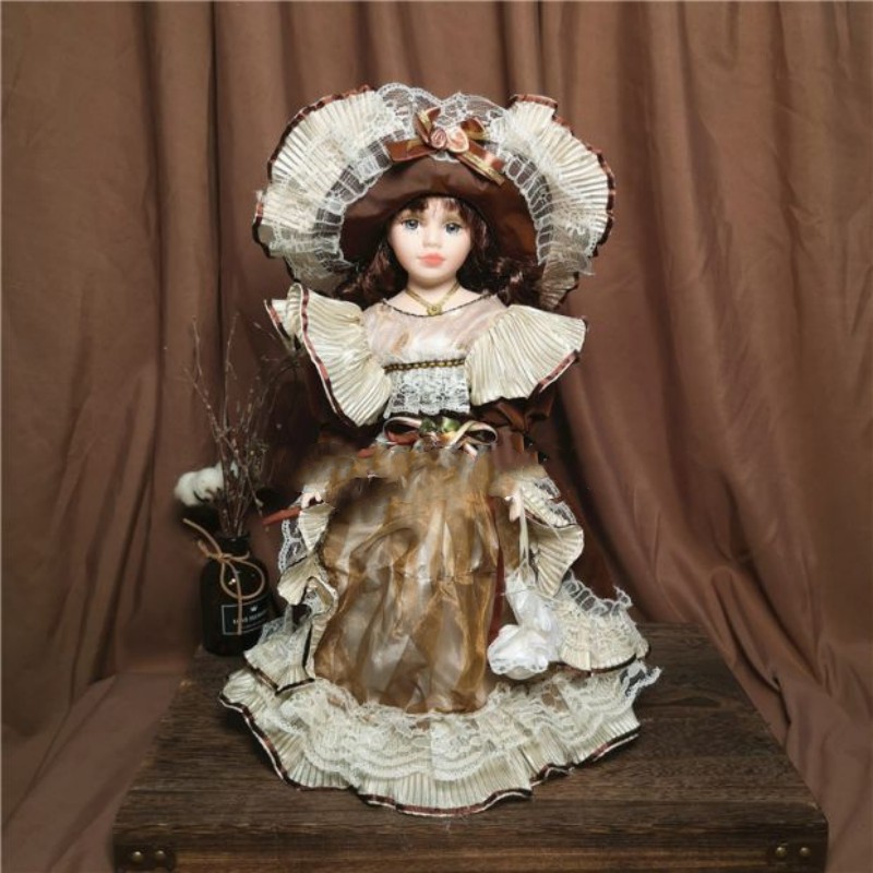 41cm Russian Ceramic Doll Toy  - Ethnic Fashion House recension och pris