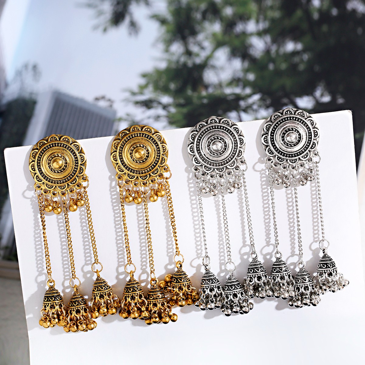 Ethnic Vintage Round Flower Lo - Ethnic Indian Fashion recension och pris