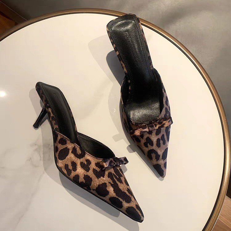 women's leopard-print pointed  - Ethnic And Fashion recension och pris