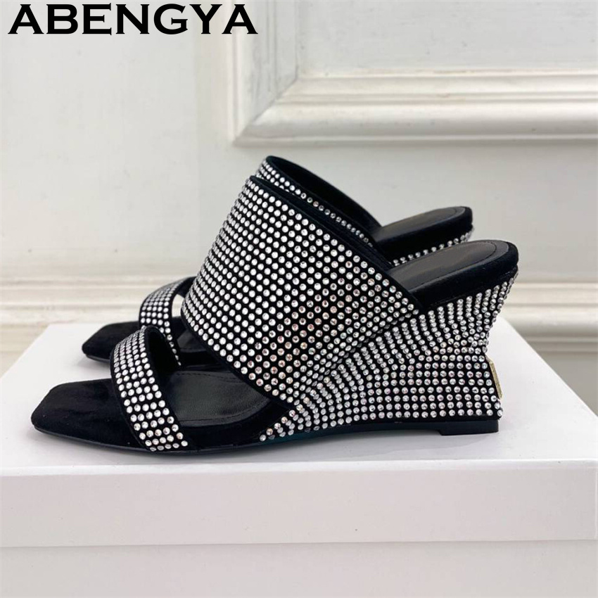 Elegant Style Rhinestone Wedge - Ethnic Fashion Week recension och pris