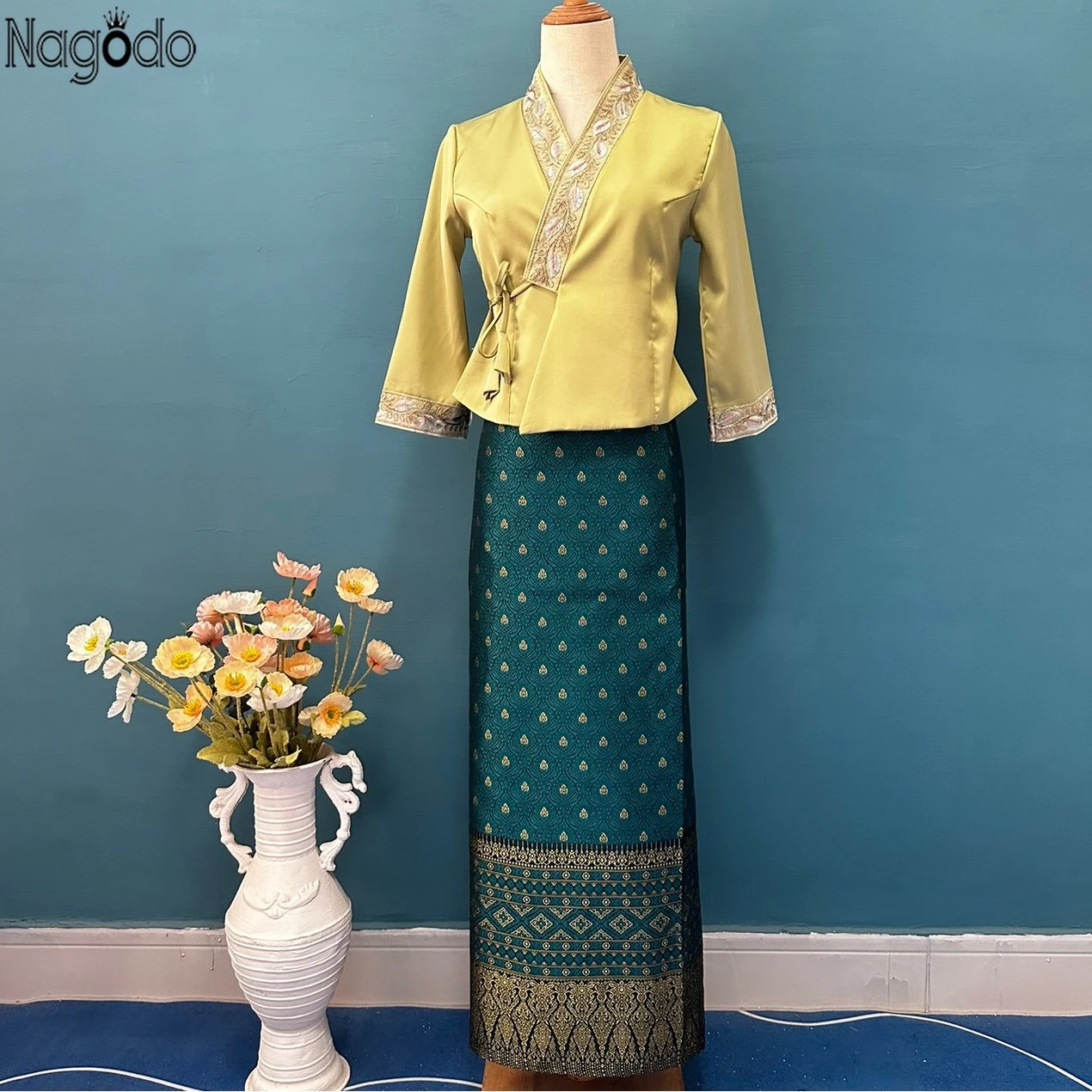 2025 Summer Traditional Dai Et - Batik Sarong Wrap recension och pris