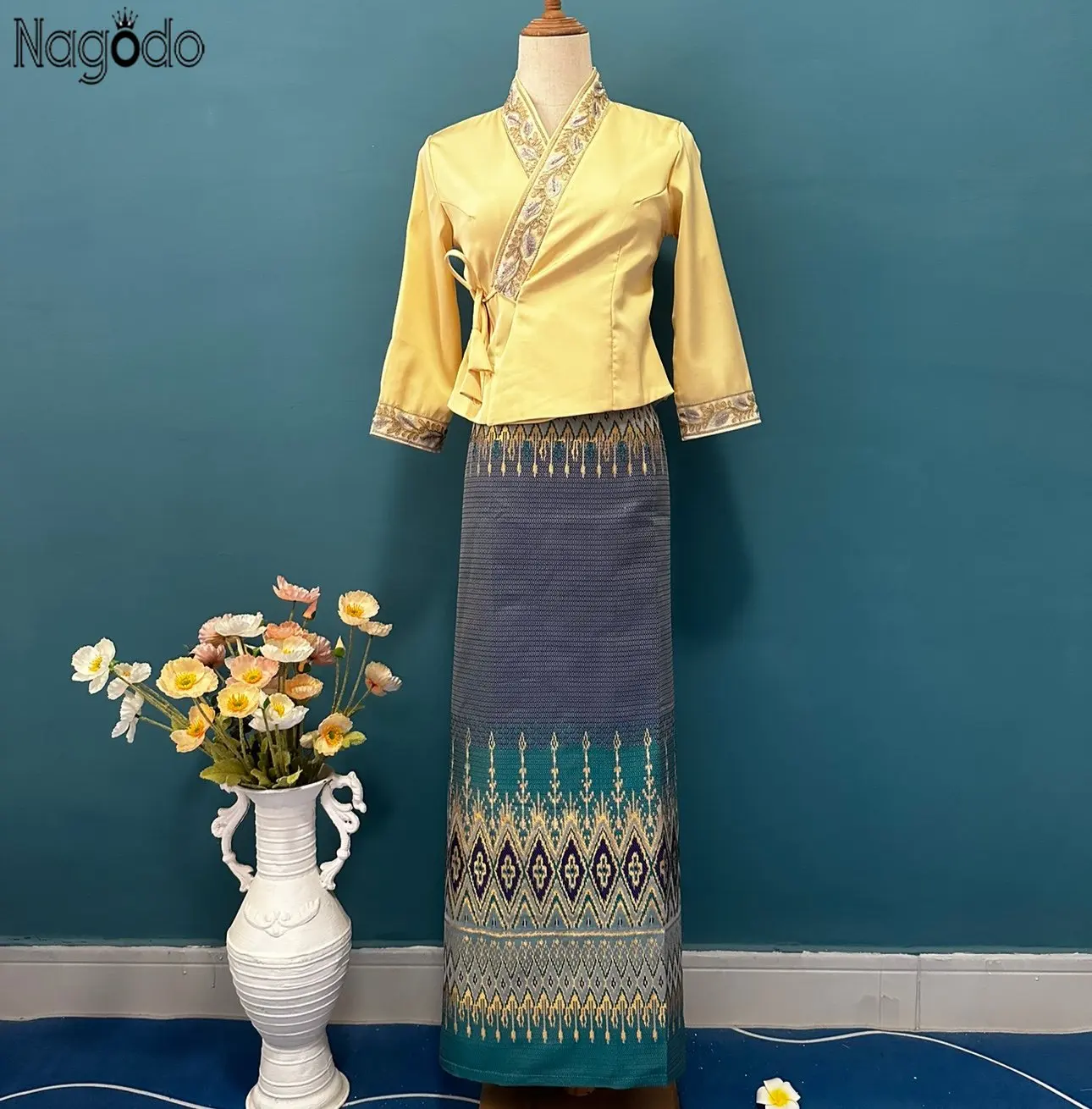 2025 Summer Traditional Dai Et - Batik Sarong Wrap recension och pris
