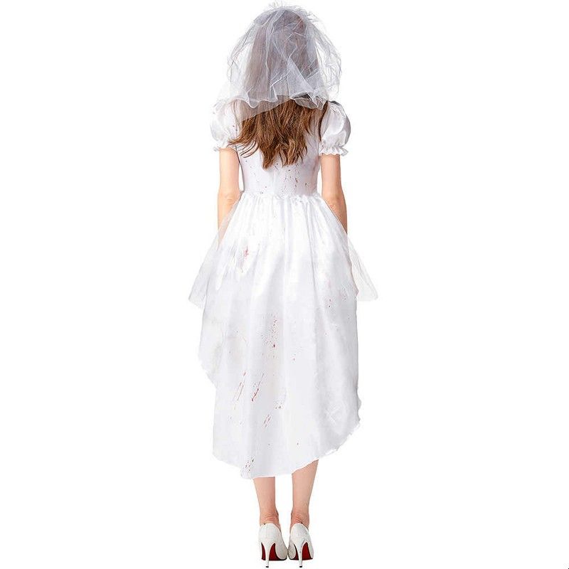 Halloween White Ghost Bride Co - Ethnic Fashion House recension och pris
