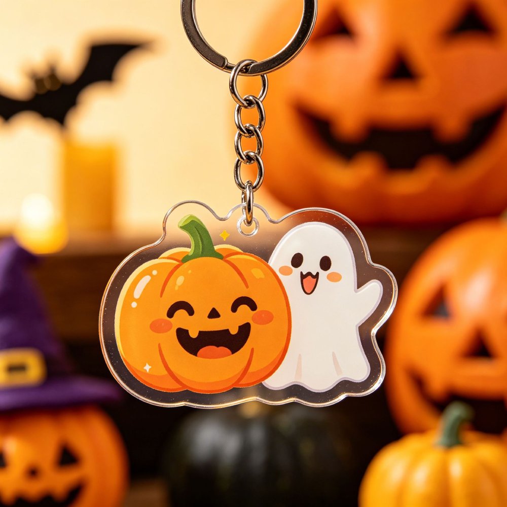 Halloween Haunted House Acryli - Ethnic Fashion House recension och pris