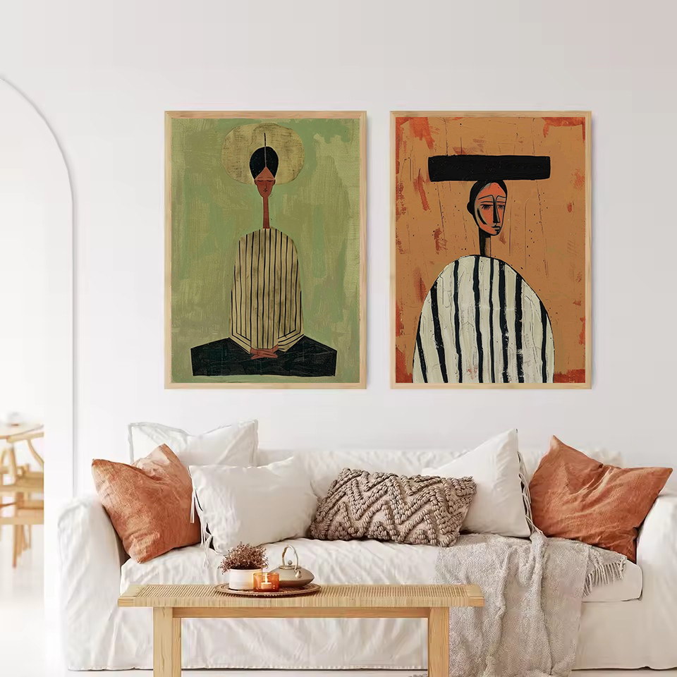 Fashion Abstract African Figur - Ethnic Contemporary Fashion recension och pris