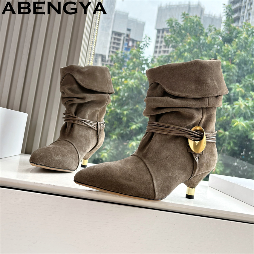 Size 35-42 Kitten Heel Ankle B - Ethnic Fashion Week recension och pris