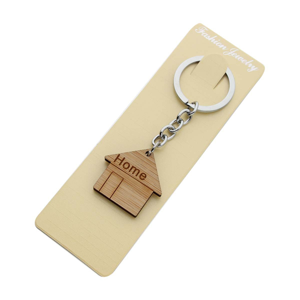 Fashion Wooden House Key Chain - Ethnic Fashion House recension och pris
