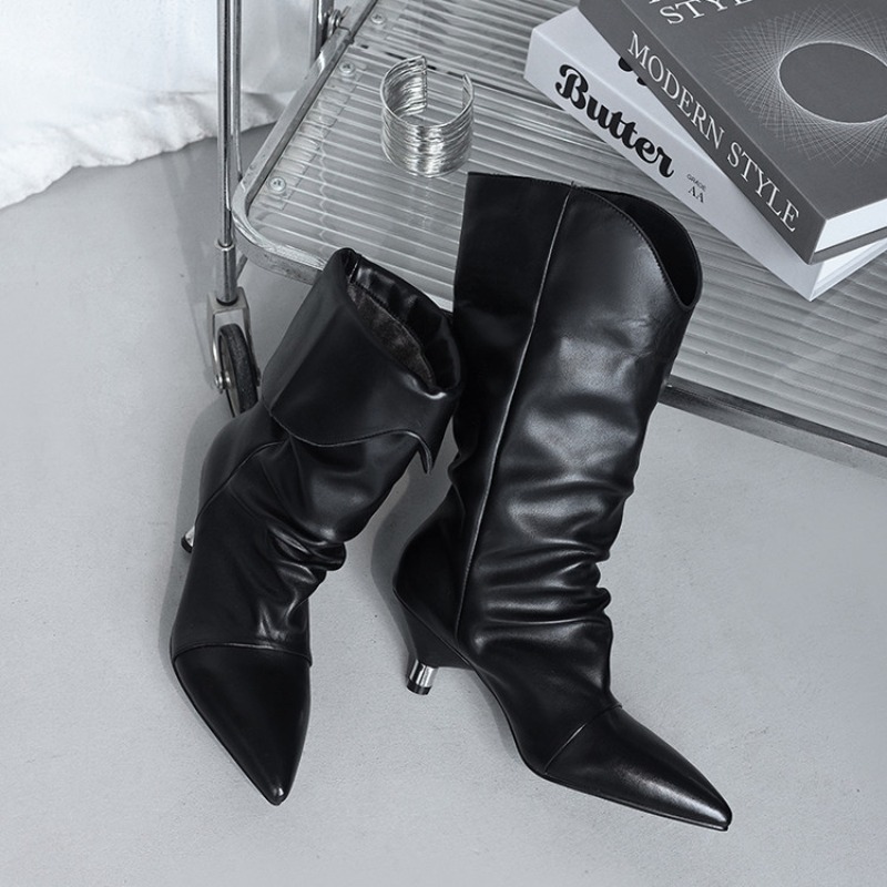 Pointy Toe Kitten Heels Mid Ca - Ethnic Fashion Week recension och pris