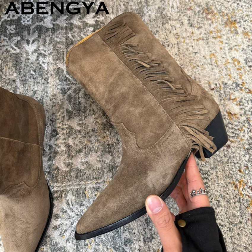 New Suede Tassels Designer Ank - Ethnic Fashion Week recension och pris