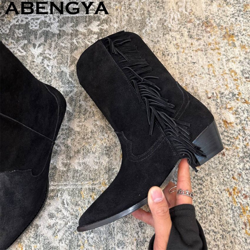 New Suede Tassels Designer Ank - Ethnic Fashion Week recension och pris