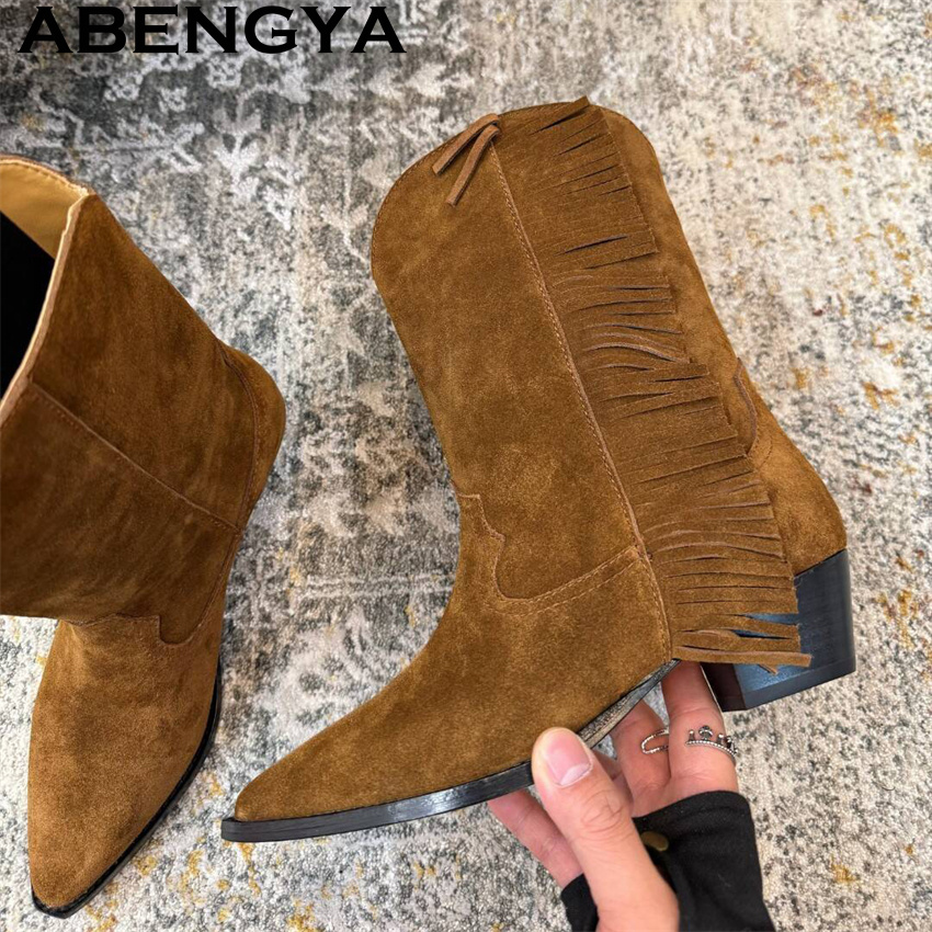 New Suede Tassels Designer Ank - Ethnic Fashion Week recension och pris