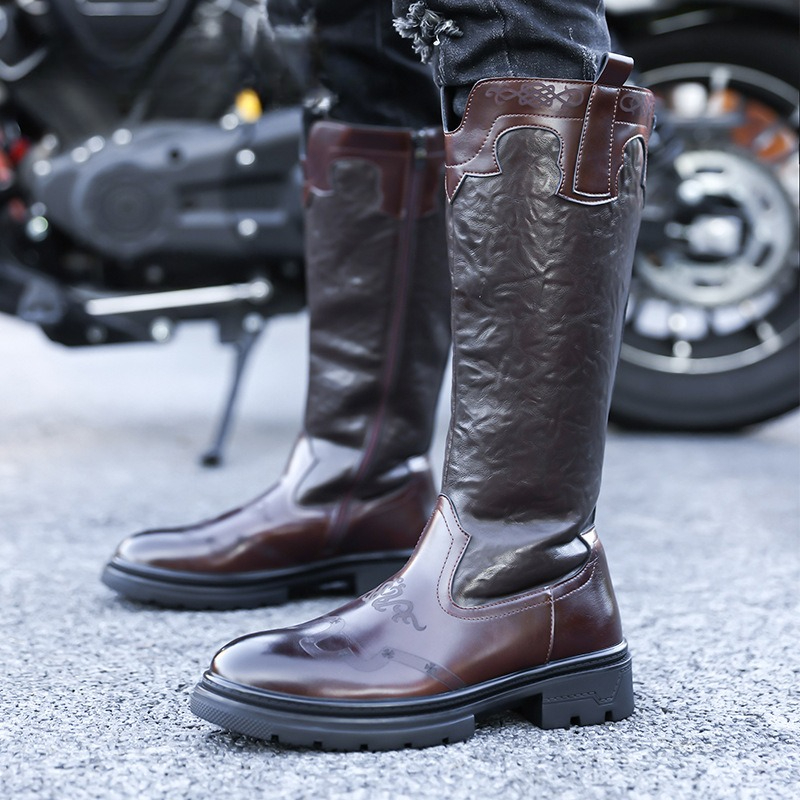 Men's Mid-calf Boots High Qual - Ethnic And Fashion recension och pris