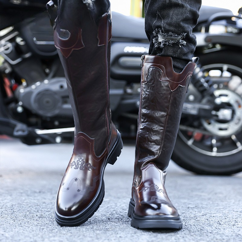 Men's Mid-calf Boots High Qual - Ethnic And Fashion recension och pris