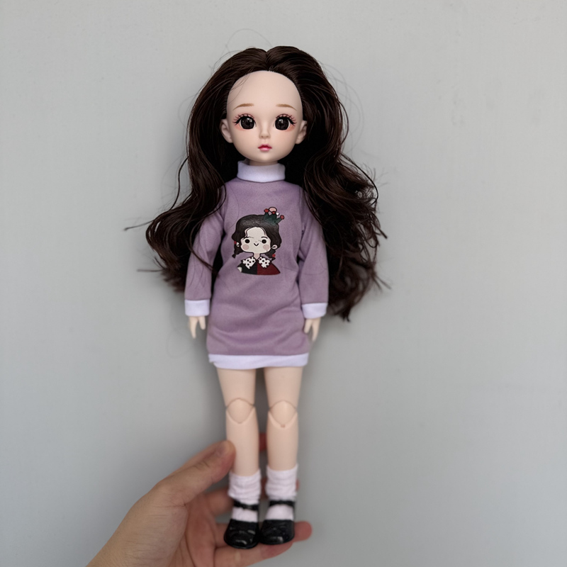 28cm Girl Doll with Clothe Diy - Ethnic Fashion House recension och pris