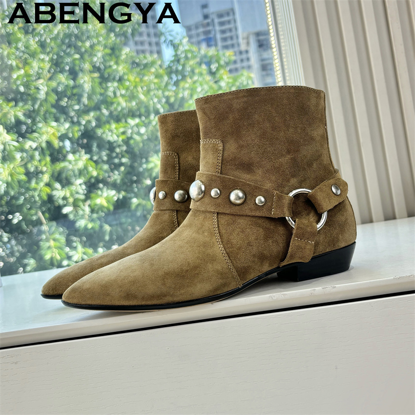 Winter Flat Ankle Boots for Wo - Ethnic Fashion Week recension och pris