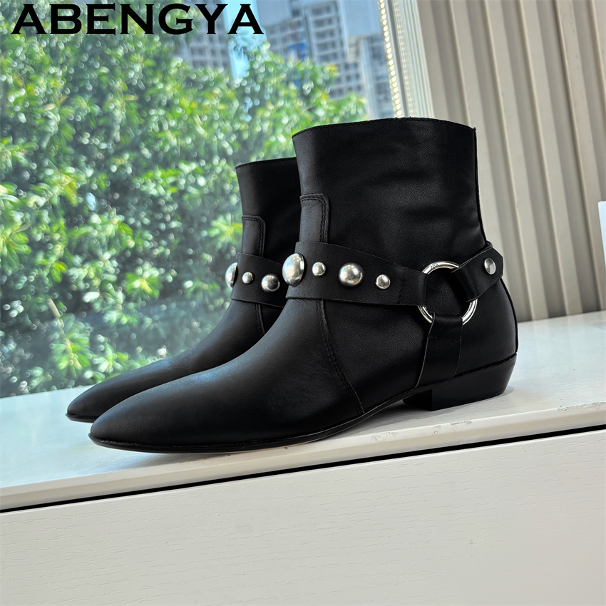 Winter Flat Ankle Boots for Wo - Ethnic Fashion Week recension och pris
