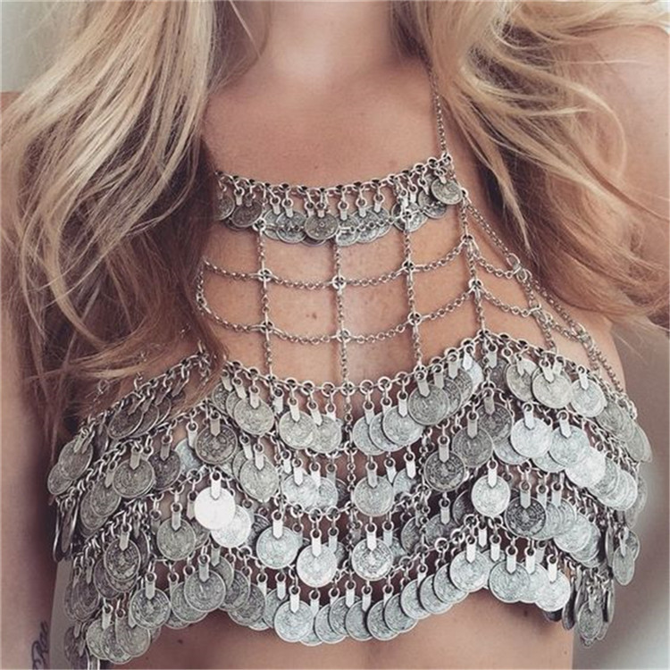 Beach Gypsy Coin Tassel Sexy B - Ethnic Fashion Co In recension och pris