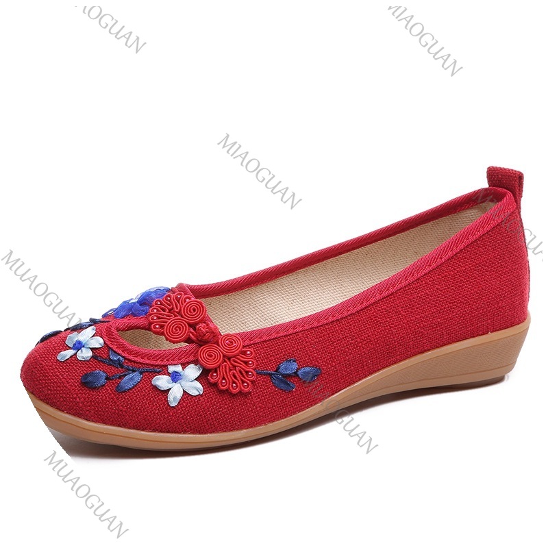 Embroidered Women Comfort Wedg - Ethnic And Fashion recension och pris