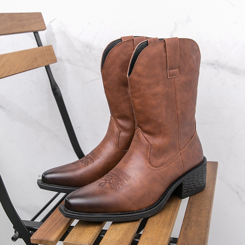 Men Boots Classic Embroidery W - Ethnic And Fashion recension och pris