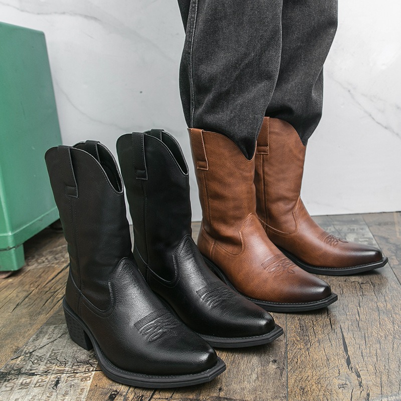 Men Boots Classic Embroidery W - Ethnic And Fashion recension och pris
