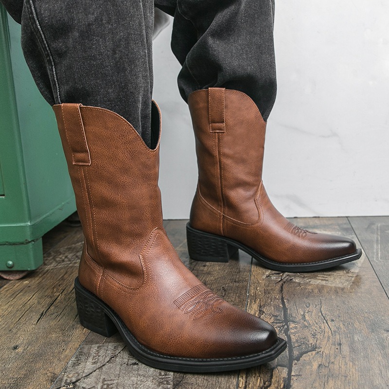Men Boots Classic Embroidery W - Ethnic And Fashion recension och pris