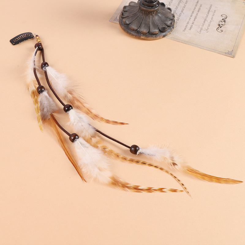 Vintage ethnic style feather h - Ethnic Indian Fashion recension och pris