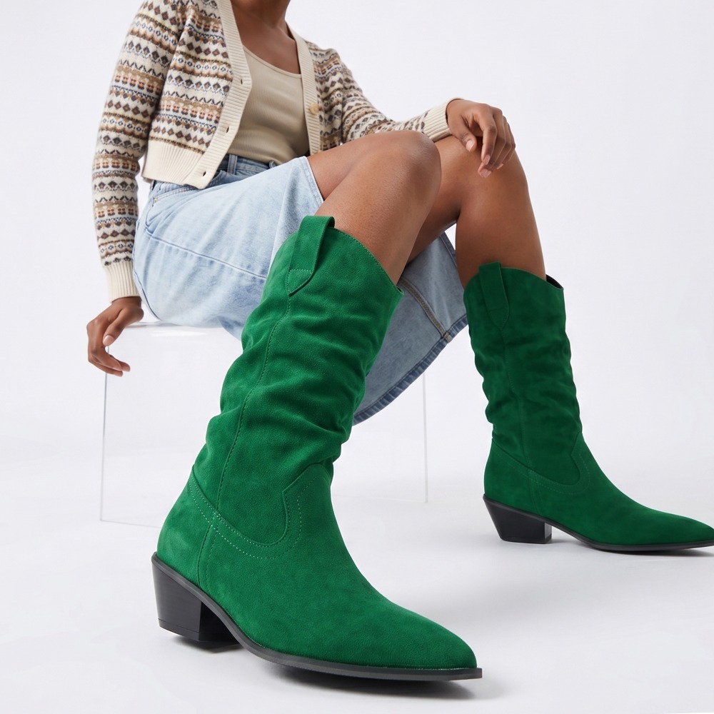 Fall Winter Velvet Short Boots - Ethnic And Fashion recension och pris