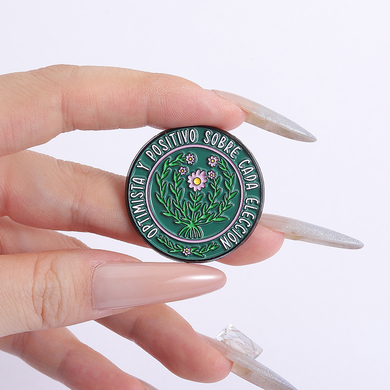 Inspirational Quotes Enamel Pi - Ethnic Fashion Quotes recension och pris